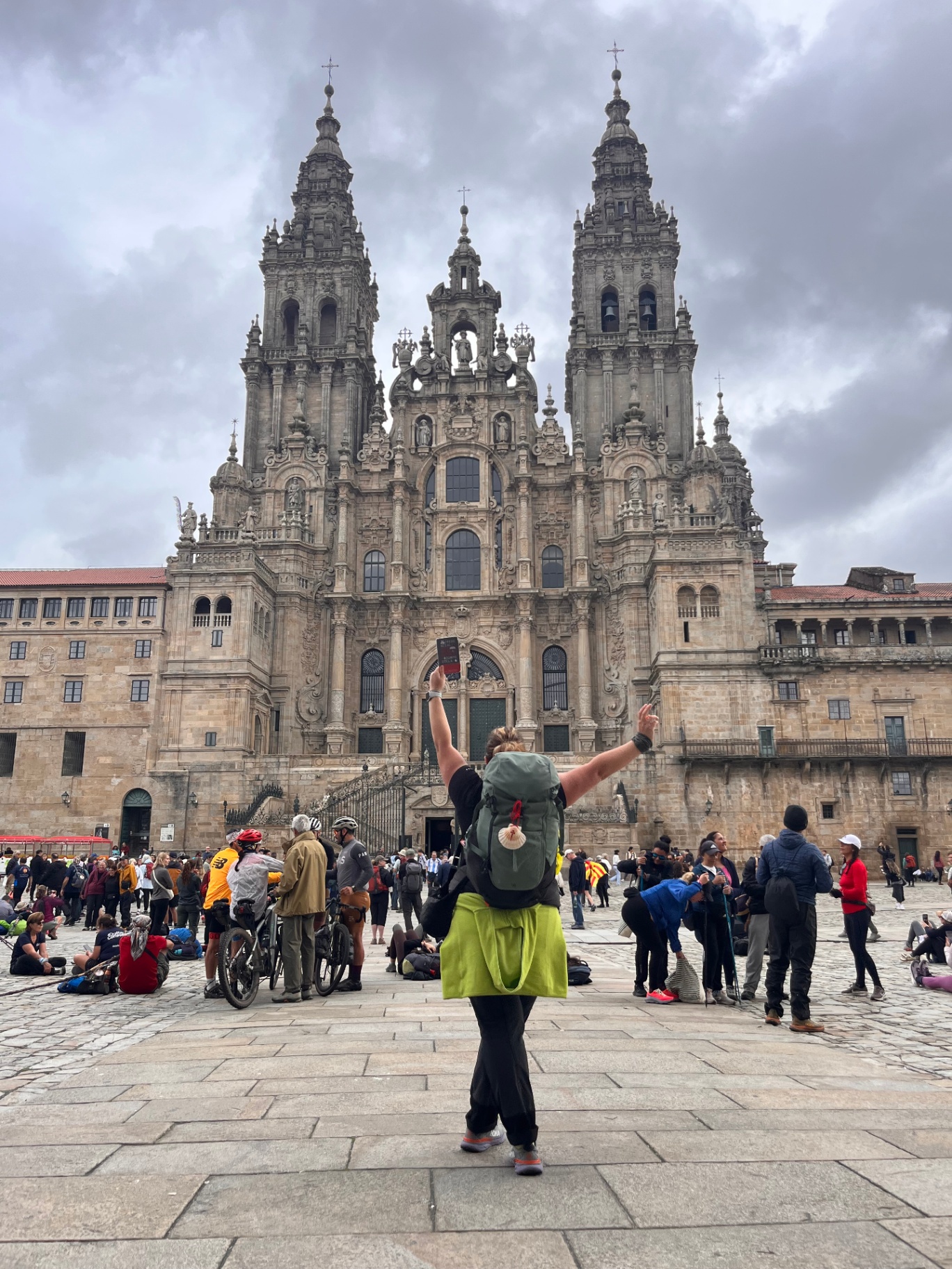 Sosirea la Catedrala din Santiago de Compostela